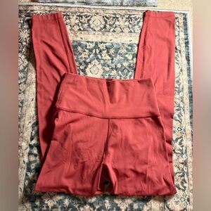 Outdoor Voices Red Leggings